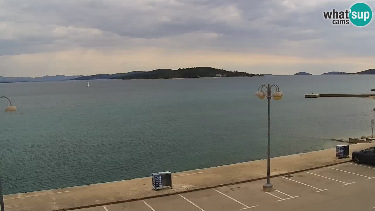 Vodice Live webcam – marina and  seafront