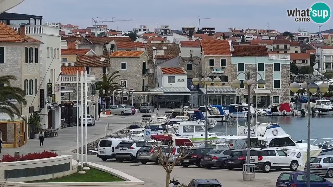 Vodice webcam live – front de mer