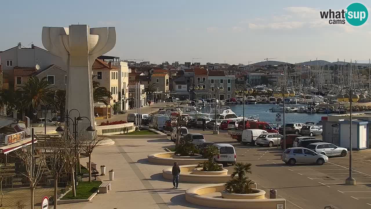 Vodice webcam live – front de mer