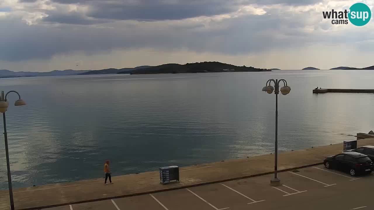 Vodice spletna kamera – marina in riva
