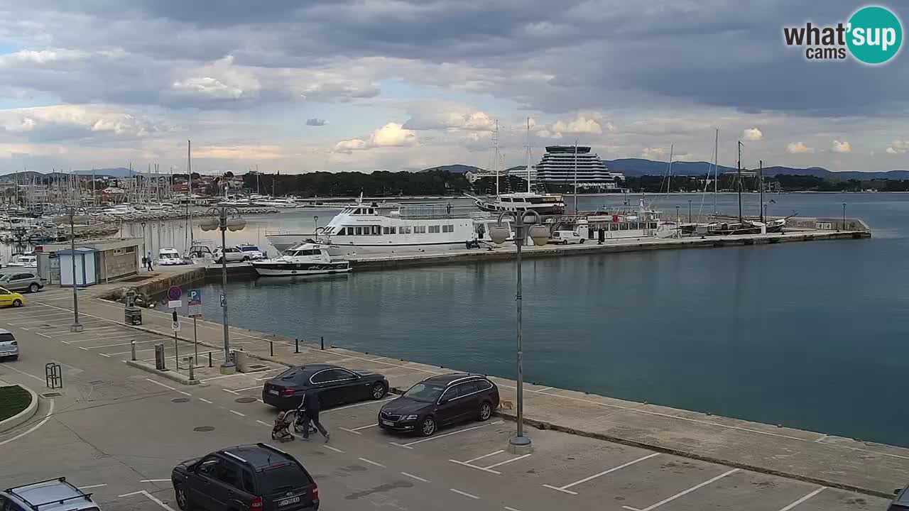 Vodice Live webcam – marina and  seafront