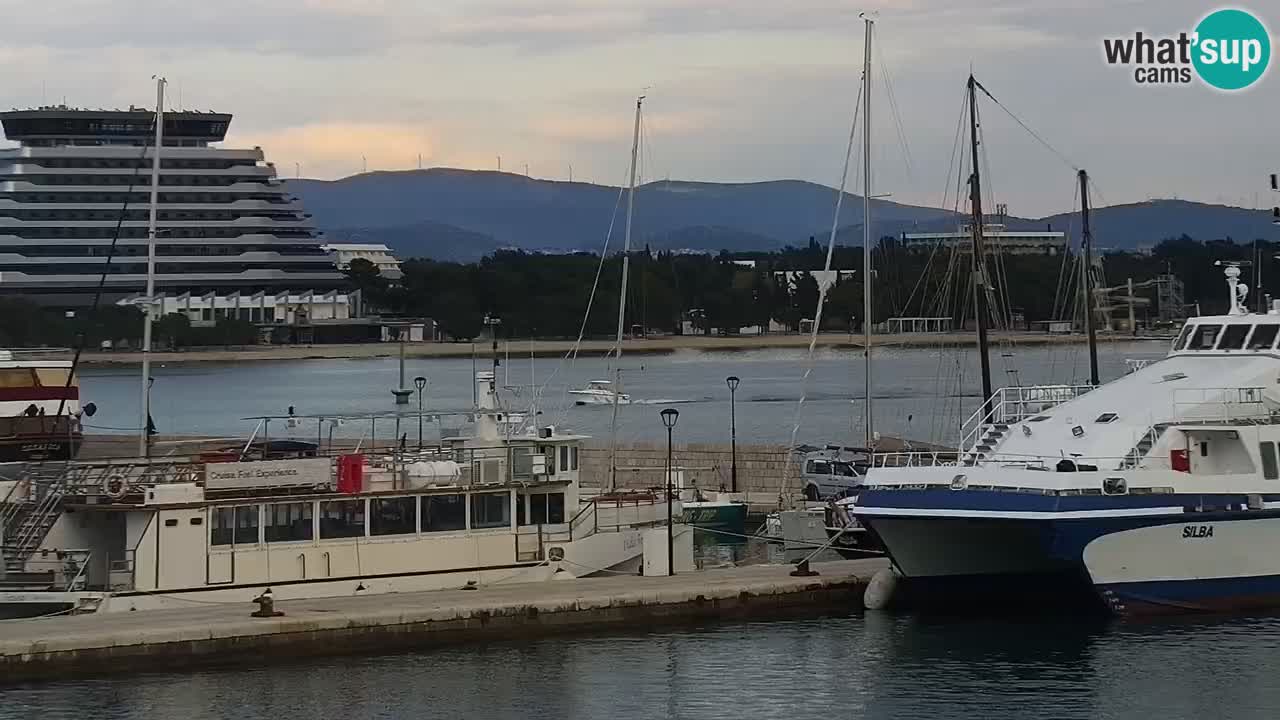 Vodice web kamera – marina i riva