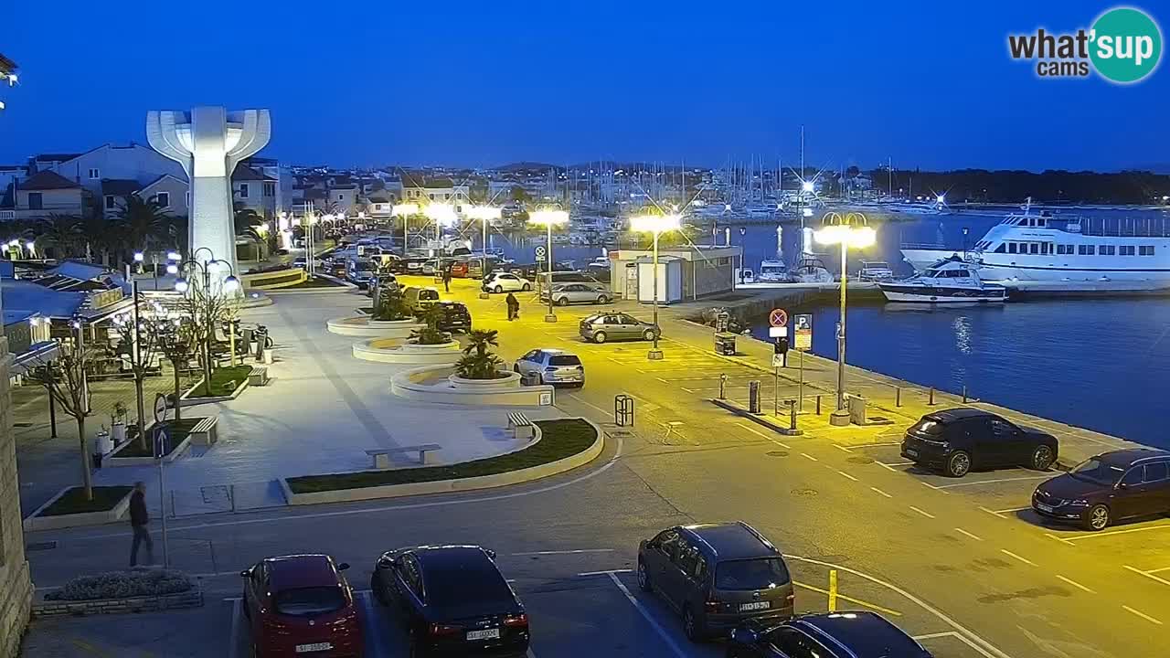 Vodice web kamera – marina i riva