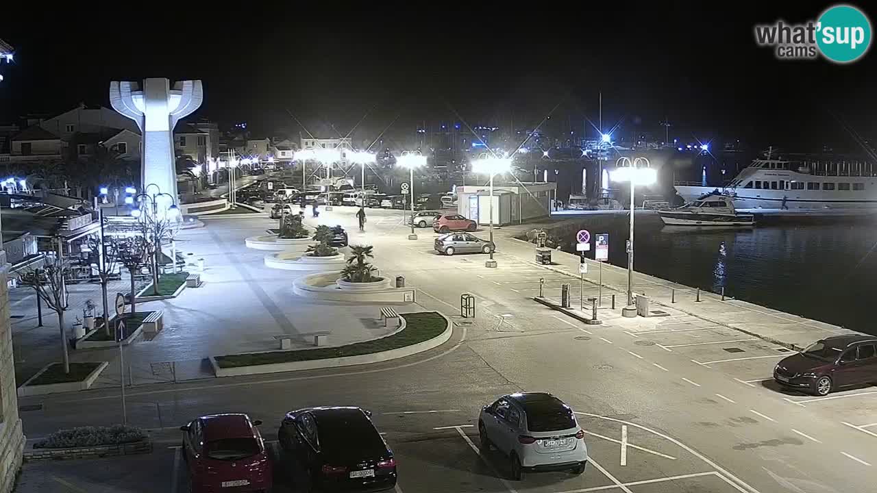 Vodice webcam – marina i meer