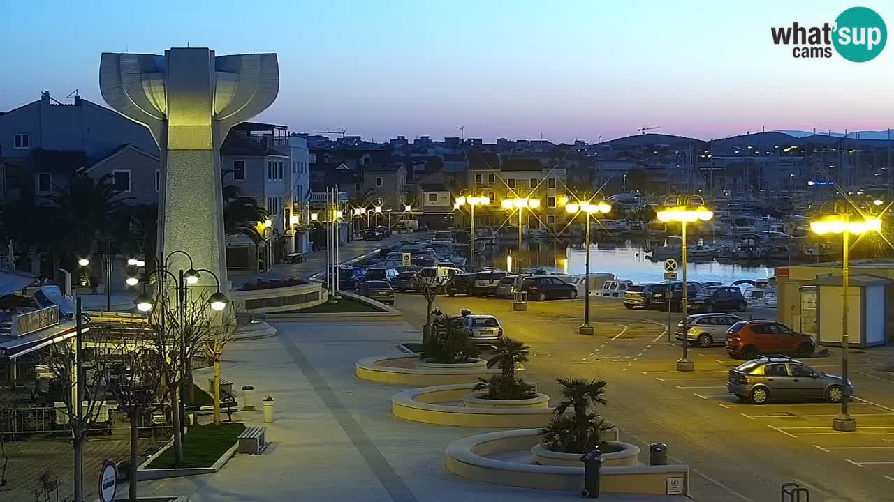 Vodice webcam live – front de mer