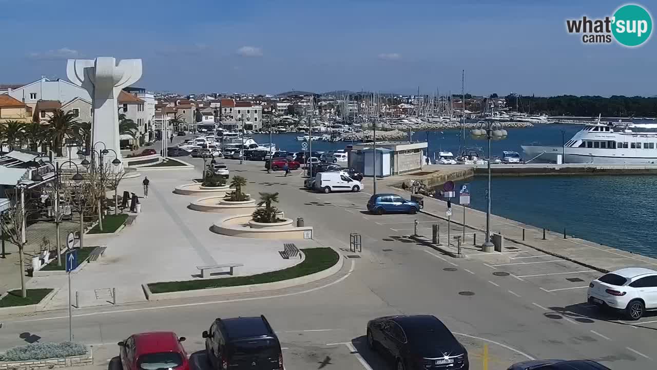 Vodice web kamera – marina i riva