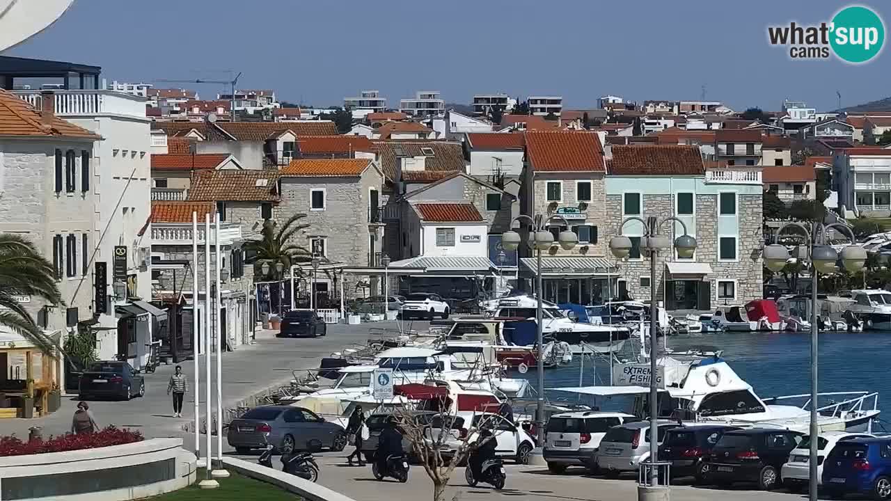 Vodice web kamera – marina i riva