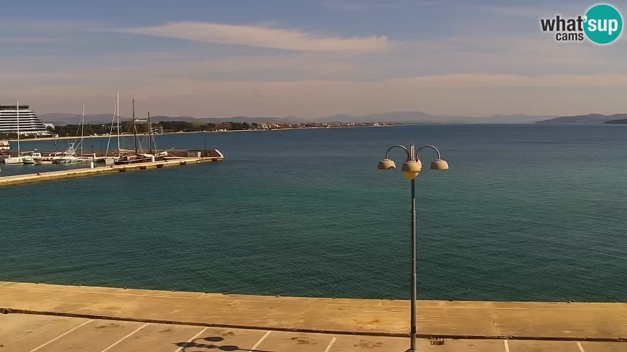 Vodice Live webcam – marina and  seafront