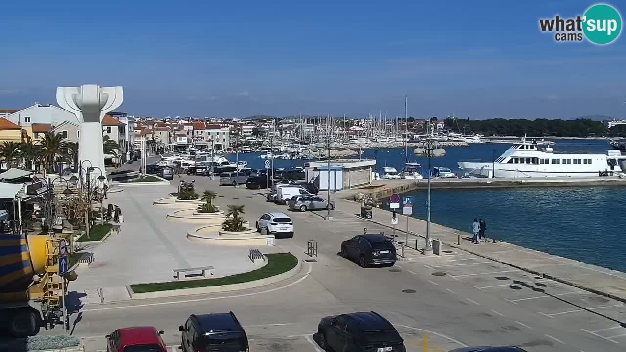 Vodice web kamera – marina i riva