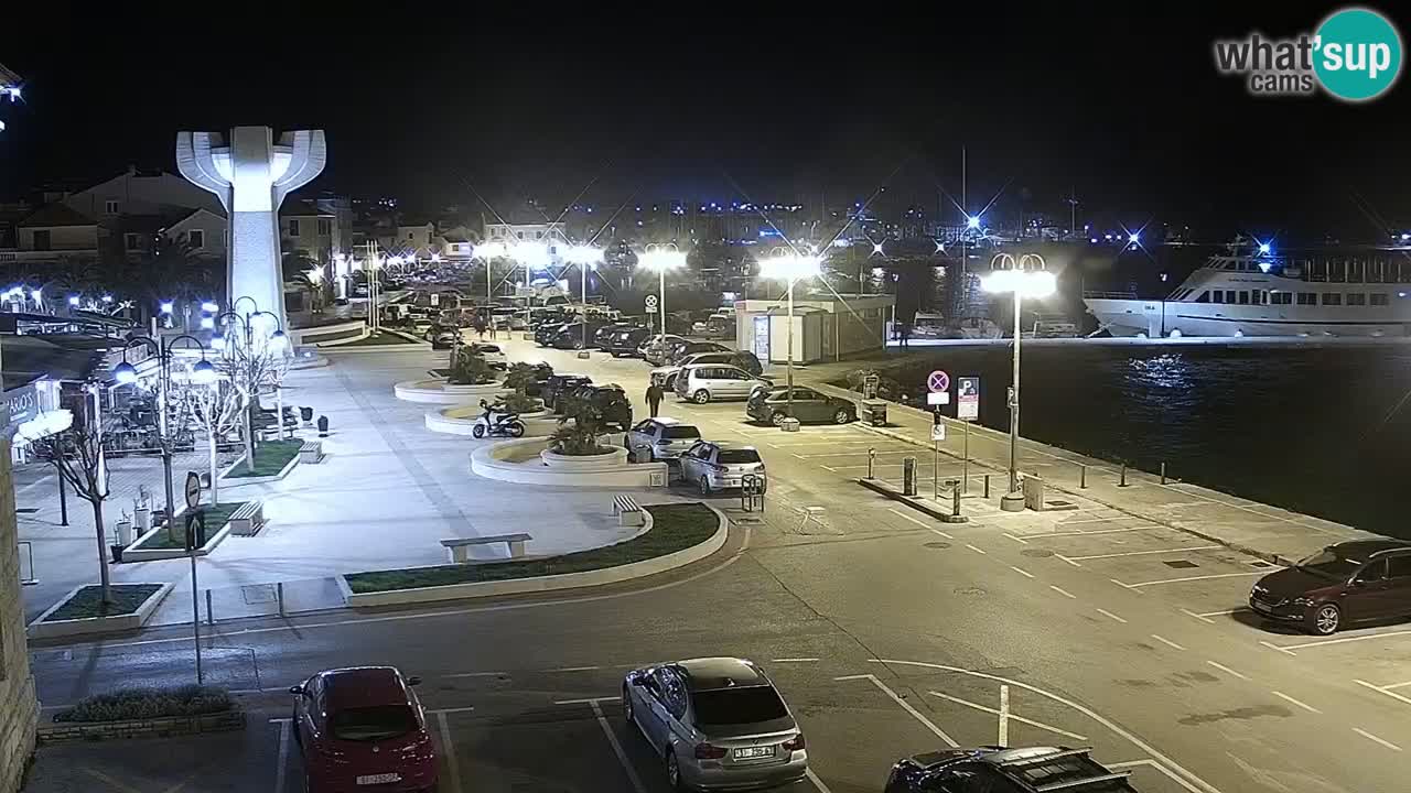 Vodice webcam – marina i meer