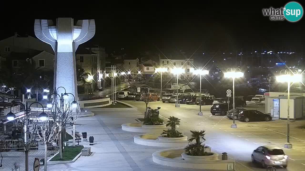 Vodice webcam live – front de mer
