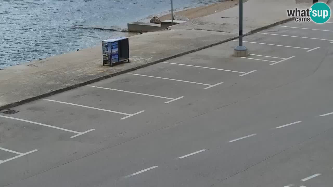 Vodice Live webcam – marina and  seafront