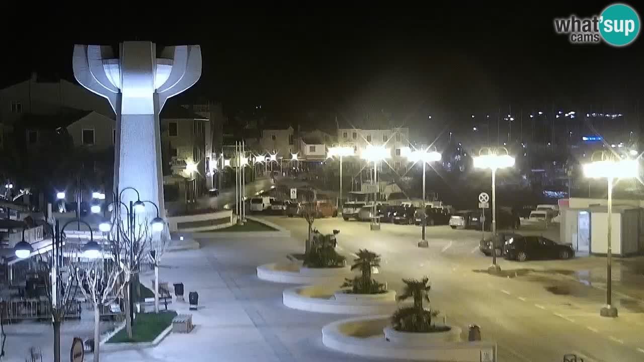 Vodice web kamera – marina i riva