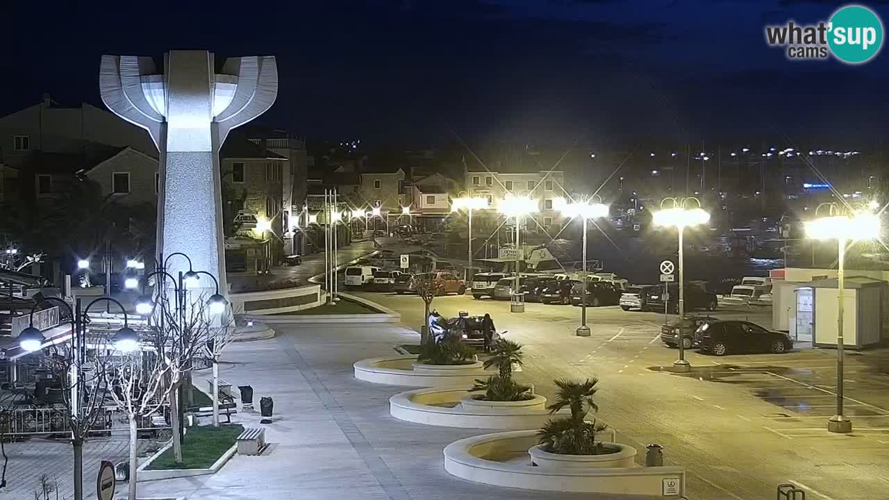 Vodice webcam – marina i meer