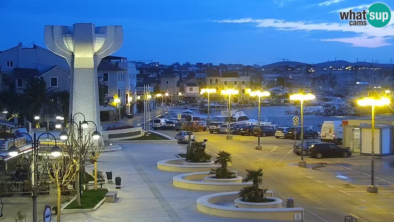 Vodice webcam – marina i meer