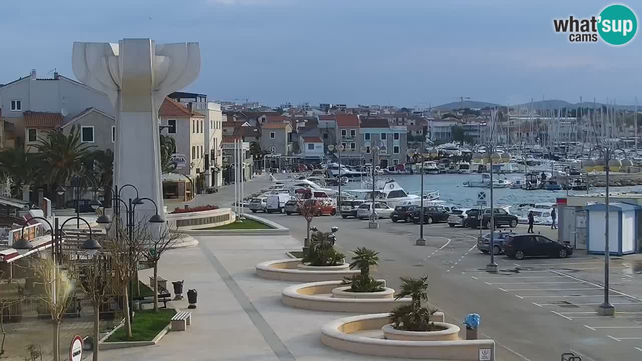 Vodice webcam – marina i meer