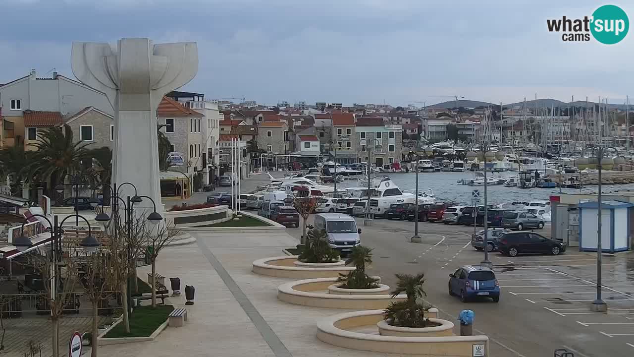 Vodice web kamera – marina i riva