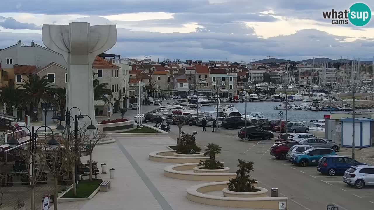 Vodice webcam live – front de mer