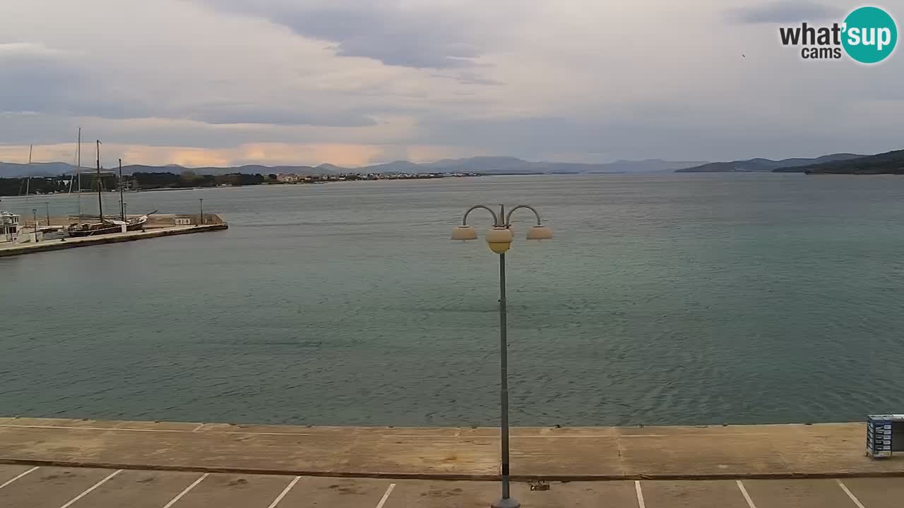 Vodice Live webcam – marina and  seafront
