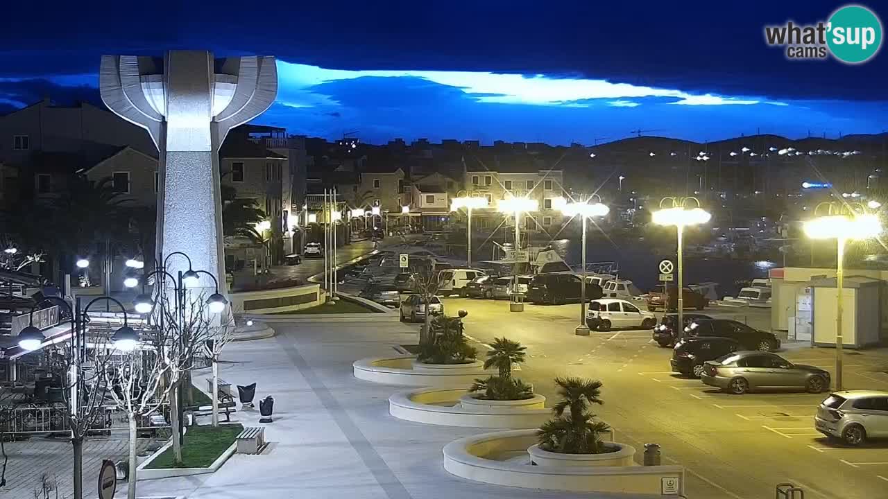 Vodice webcam live – front de mer