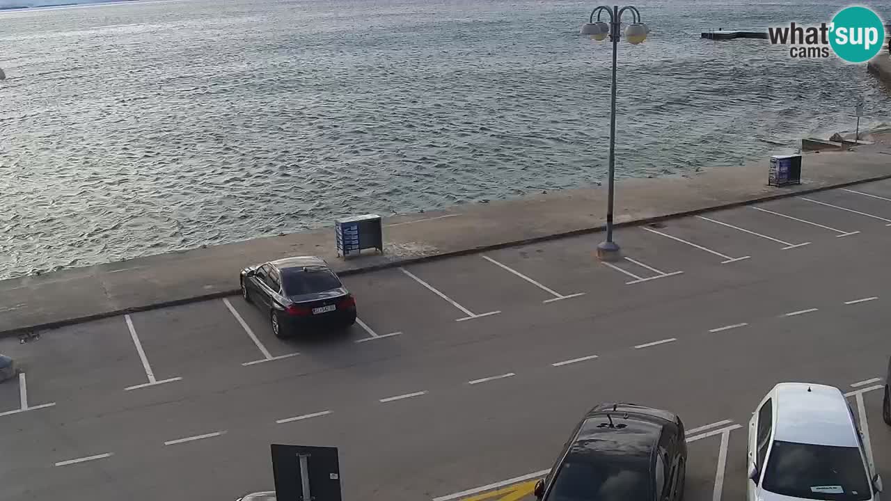 Vodice Live webcam – marina and  seafront