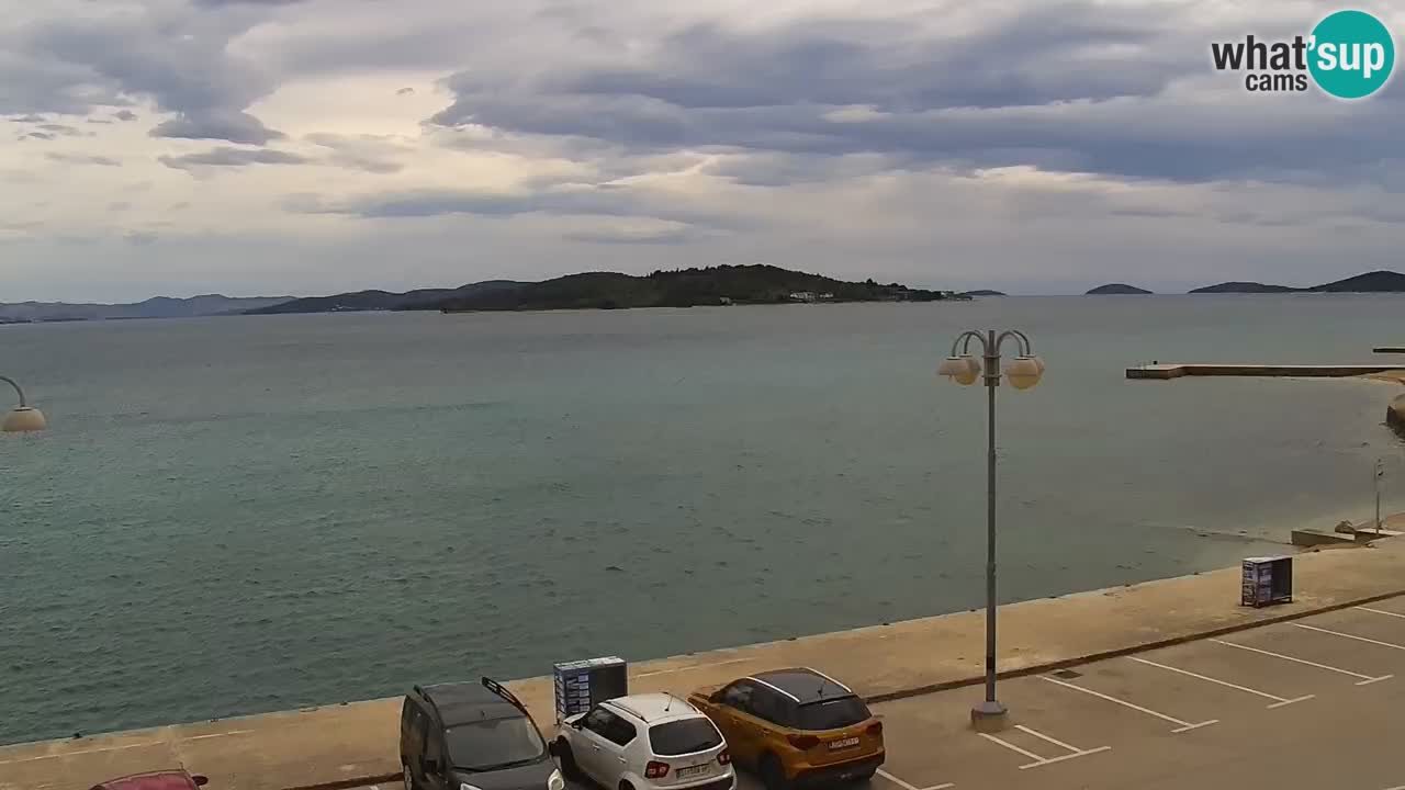 Vodice Live webcam – marina and  seafront