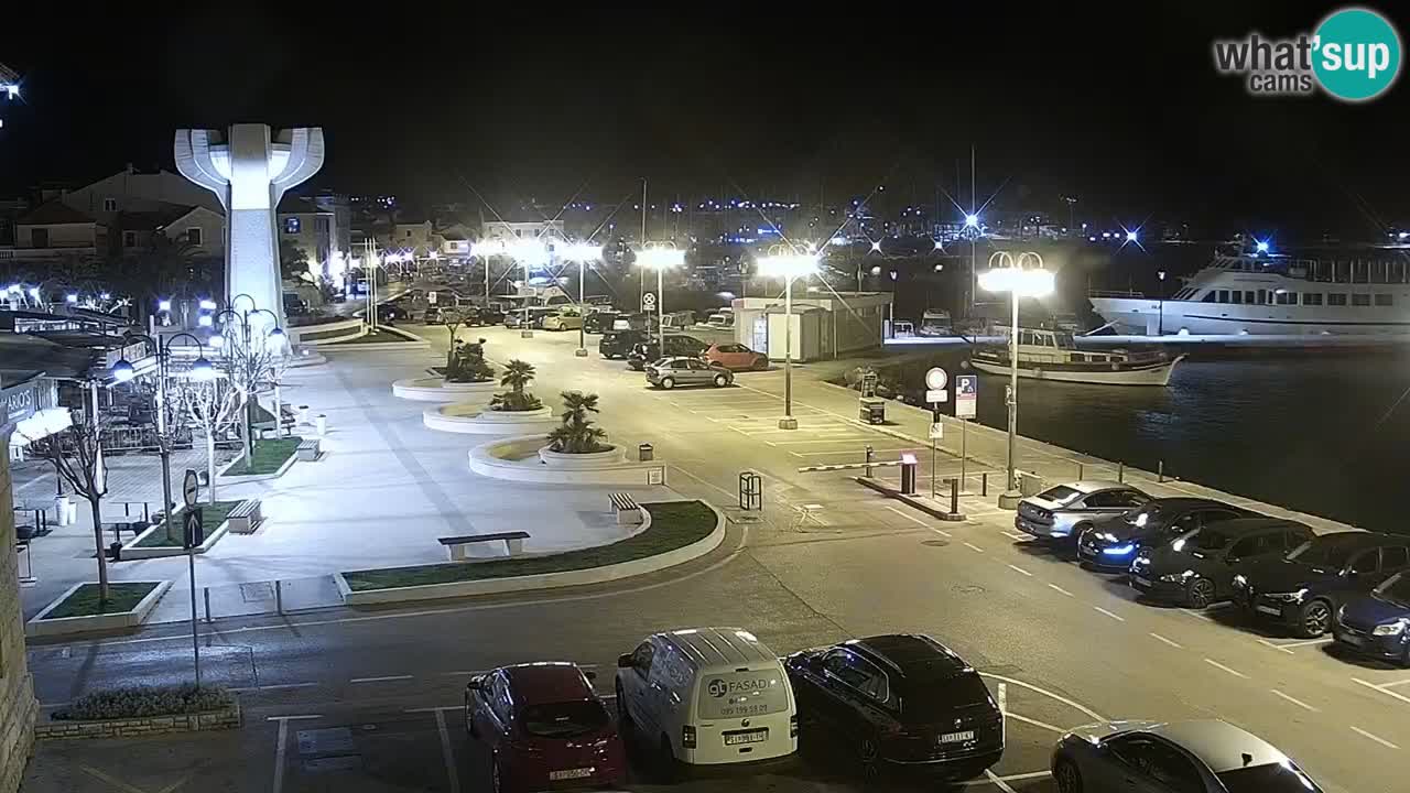 Vodice web kamera – marina i riva