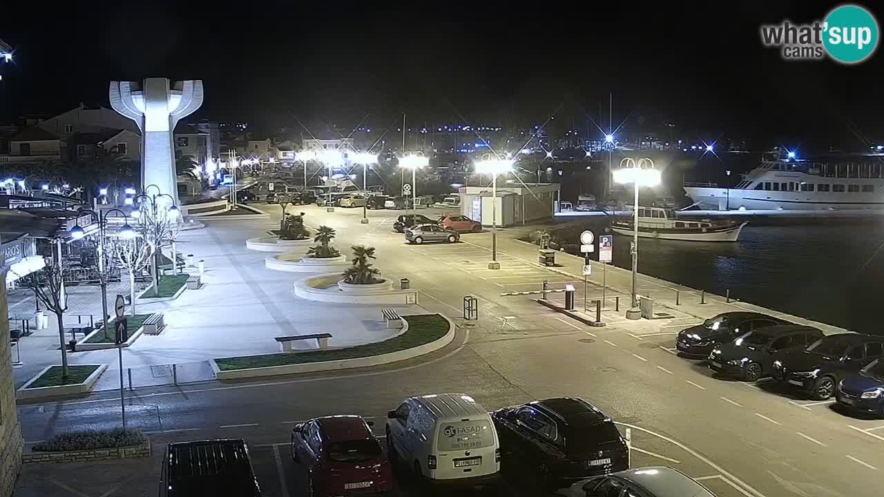 Vodice web kamera – marina i riva