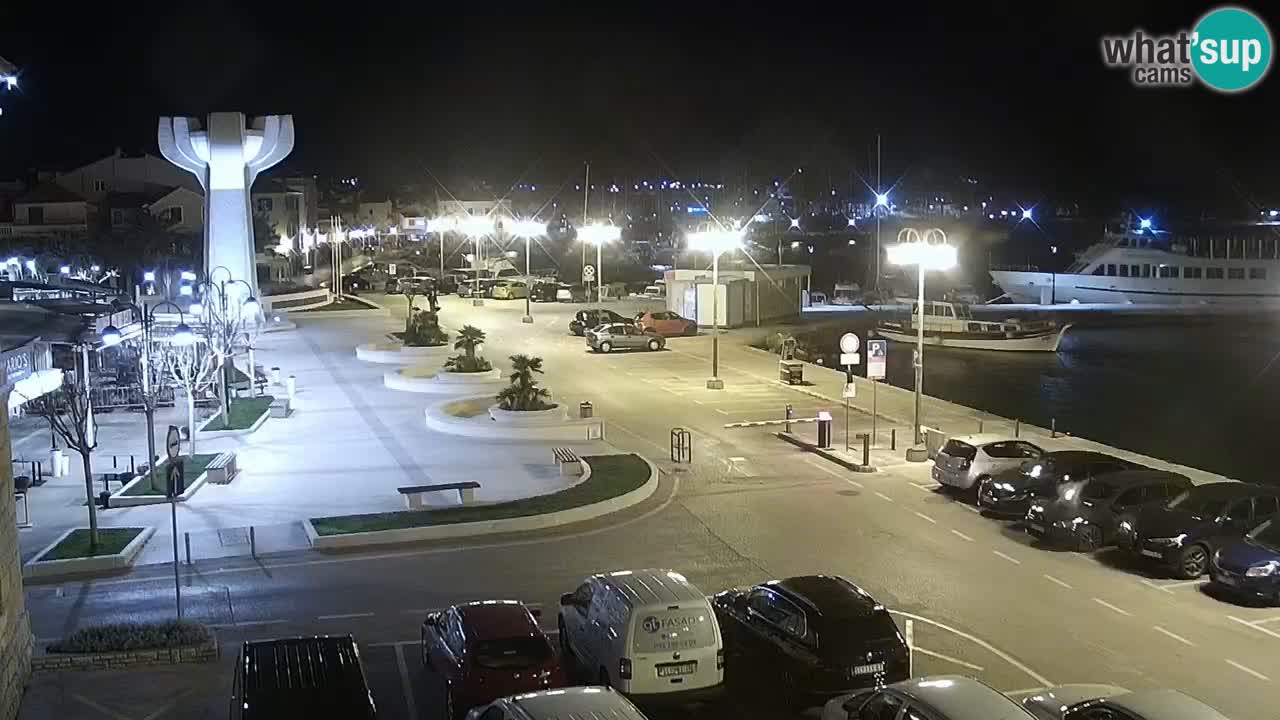 Vodice web kamera – marina i riva