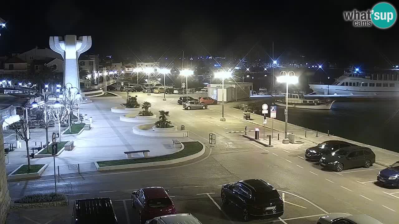 Vodice spletna kamera – marina in riva