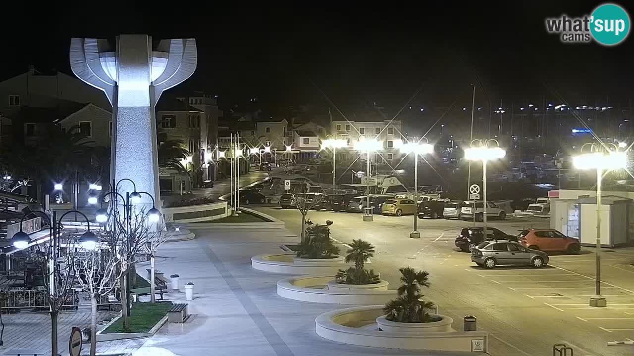 Vodice web kamera – marina i riva