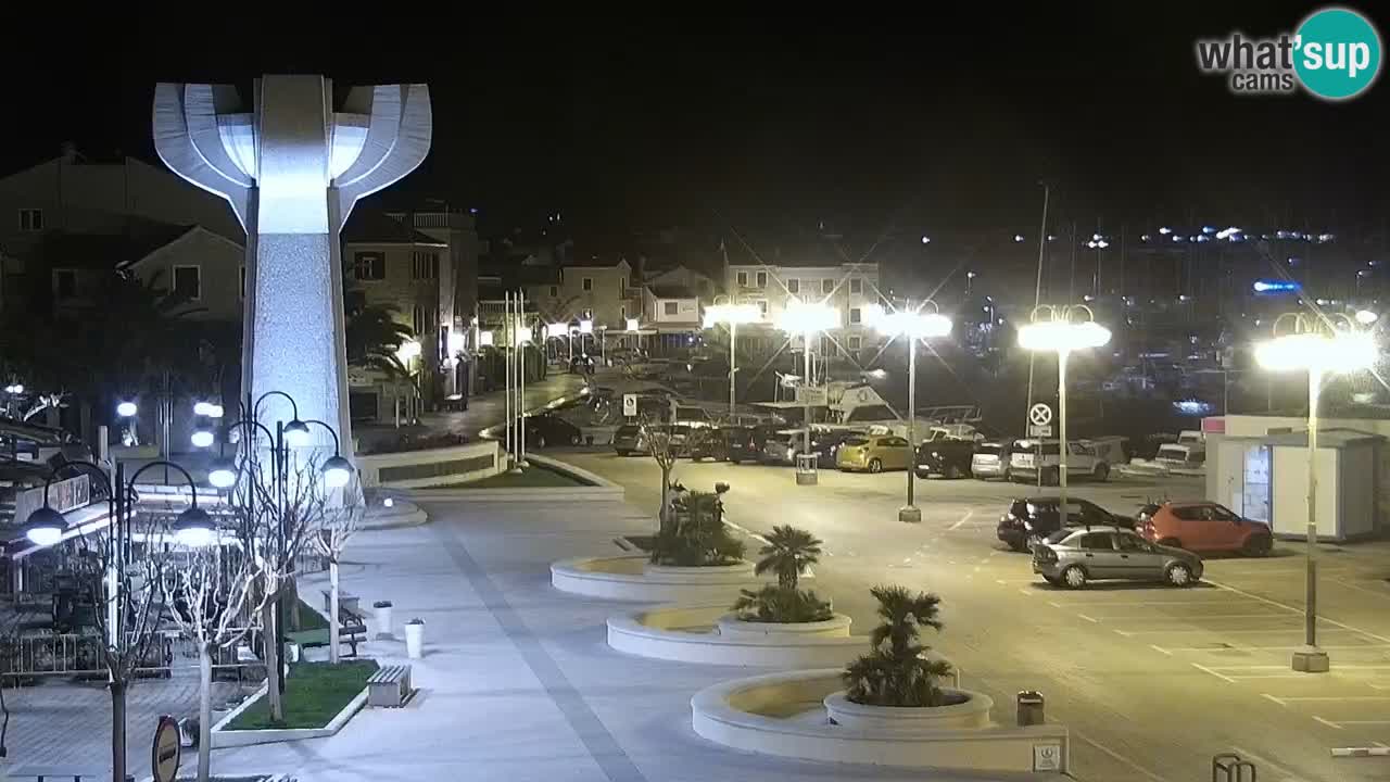 Vodice web kamera – marina i riva