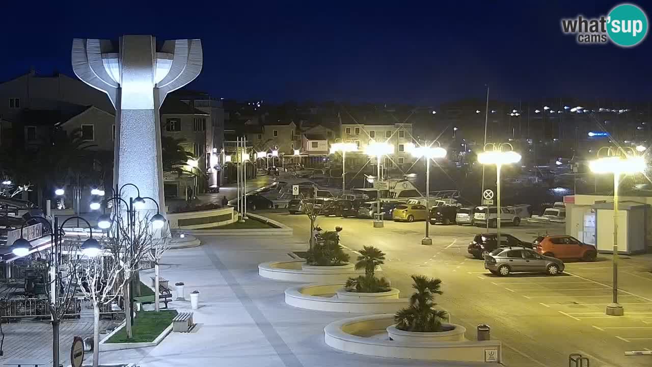 Vodice web kamera – marina i riva