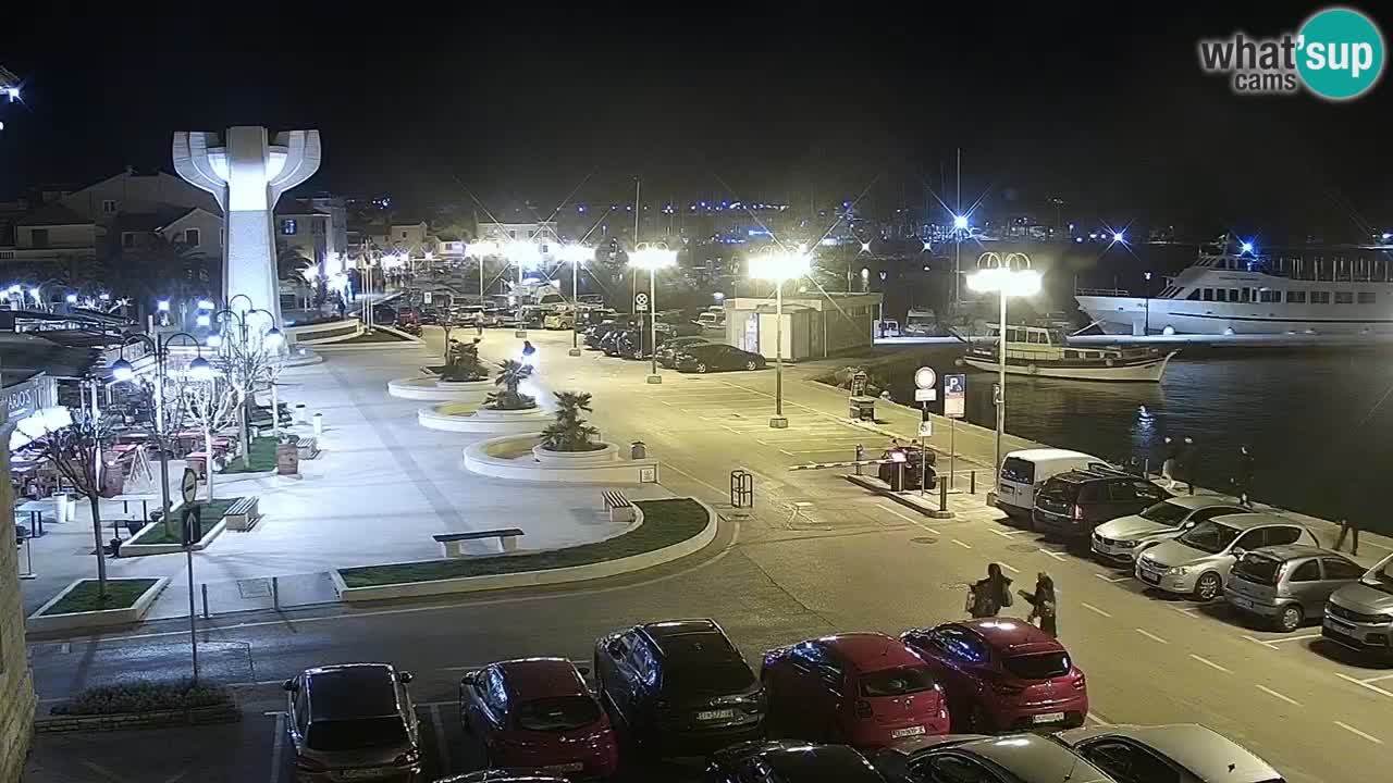 Vodice web kamera – marina i riva