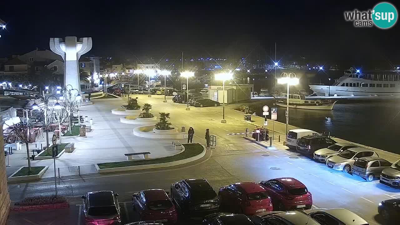 Vodice web kamera – marina i riva