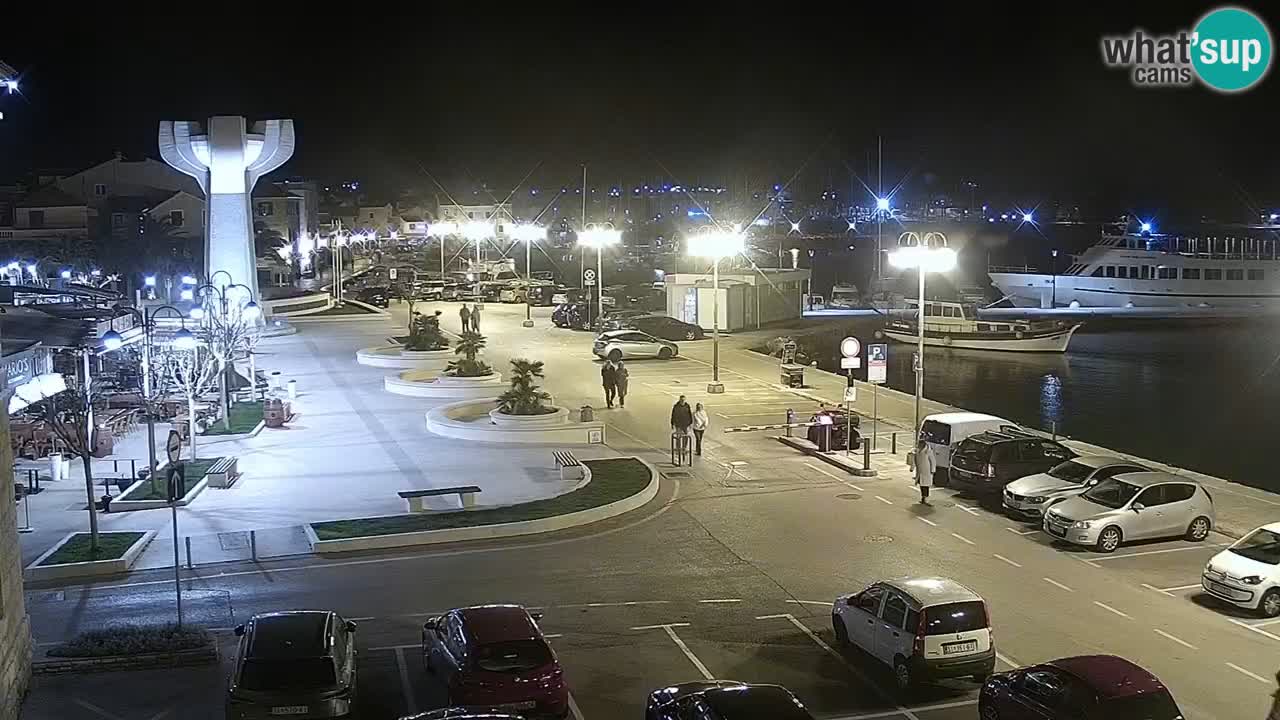 Vodice webcam live – front de mer