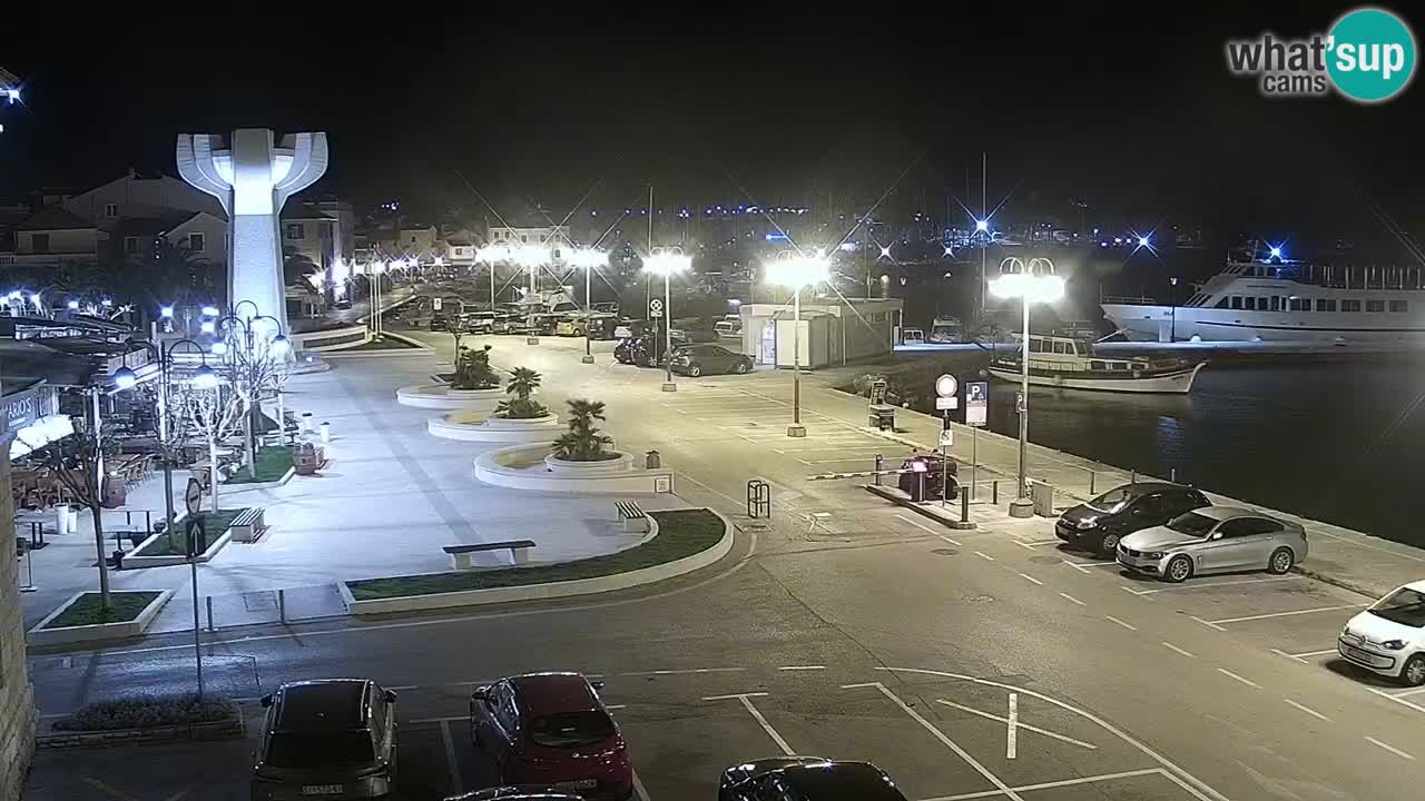 Vodice webcam live – front de mer