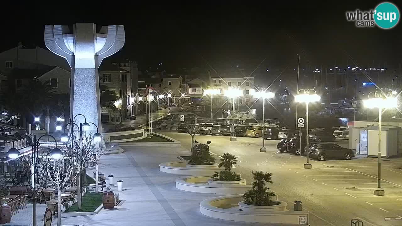 Vodice webcam live – front de mer
