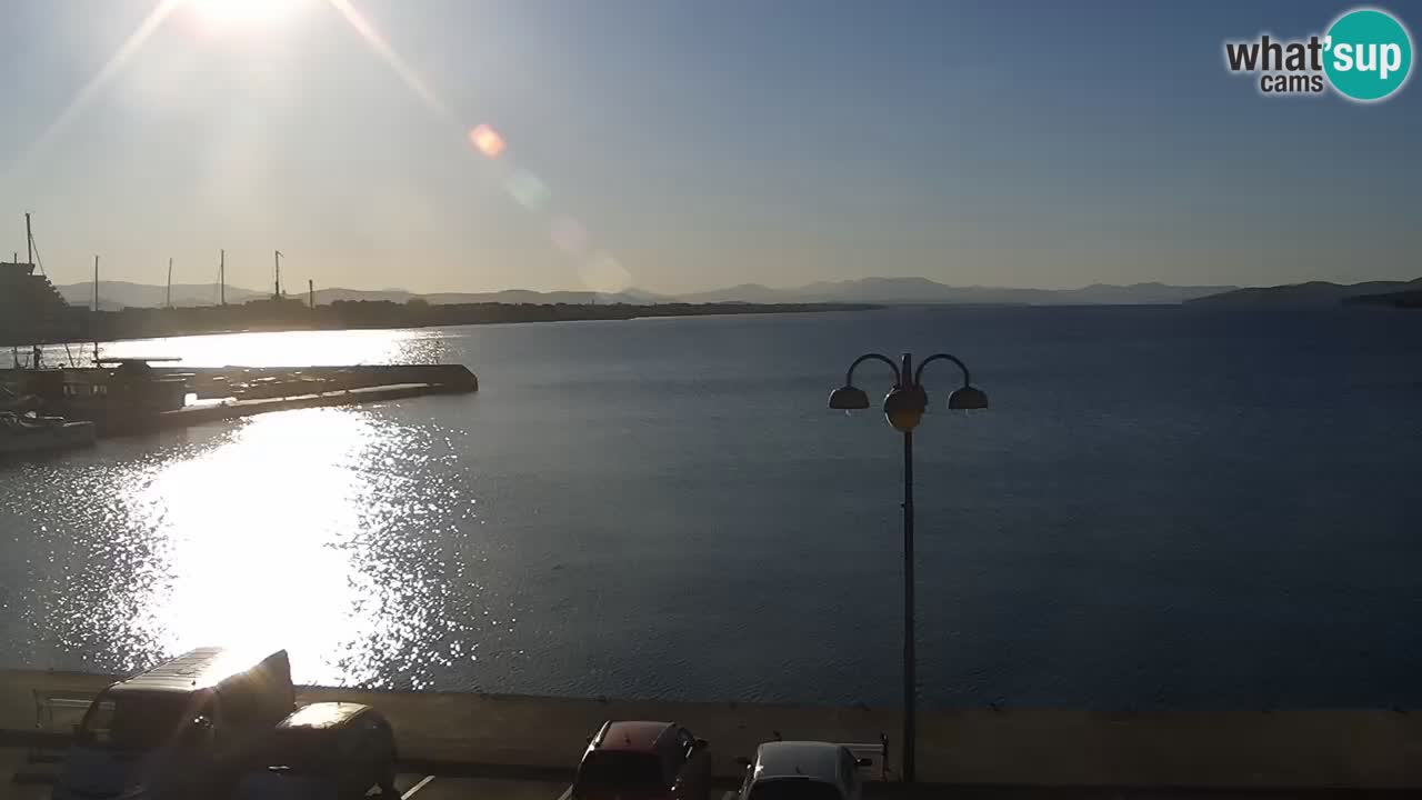Vodice Live webcam – marina and  seafront