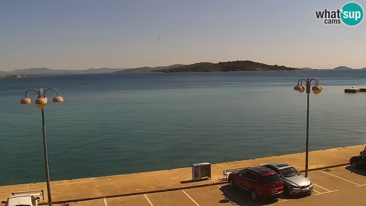 Vodice Live webcam – marina and  seafront