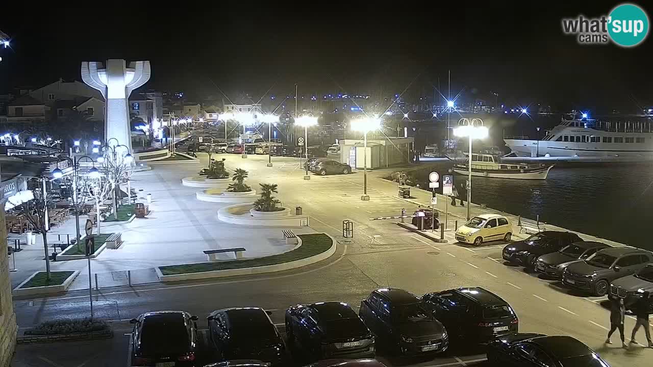 Vodice web kamera – marina i riva