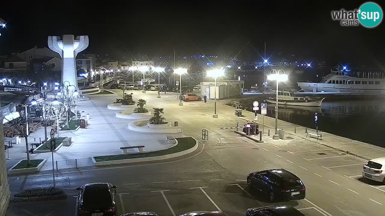 Vodice web kamera – marina i riva