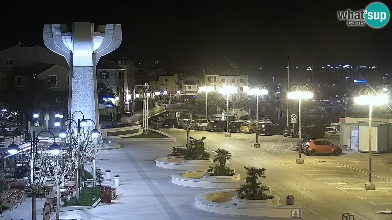 Vodice webcam live – front de mer