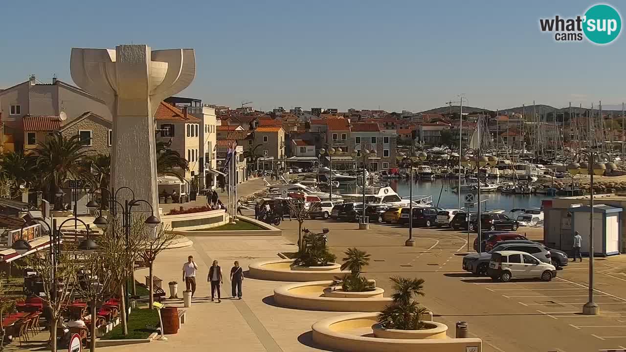Vodice webcam live – front de mer