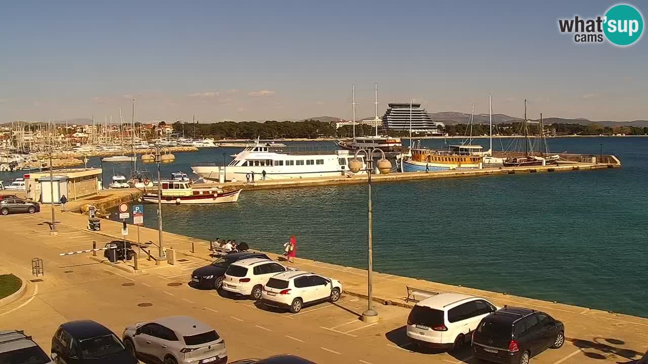 Vodice Live webcam – marina and  seafront