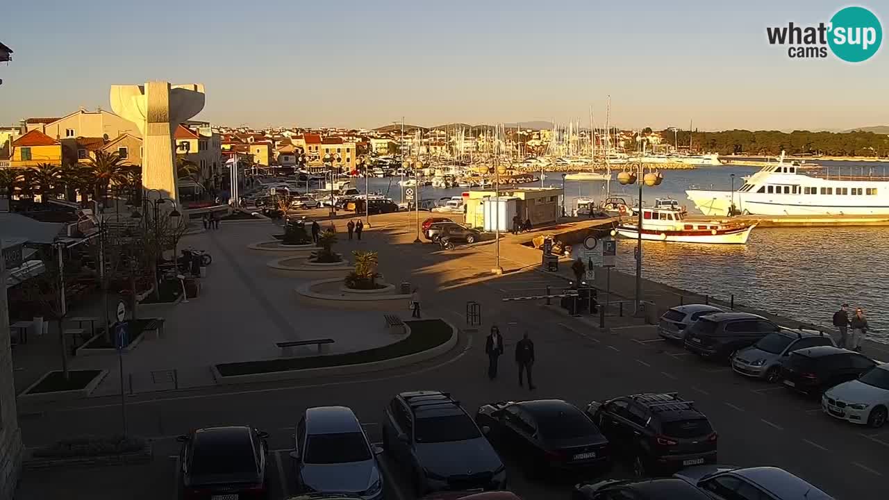 Vodice web kamera – marina i riva
