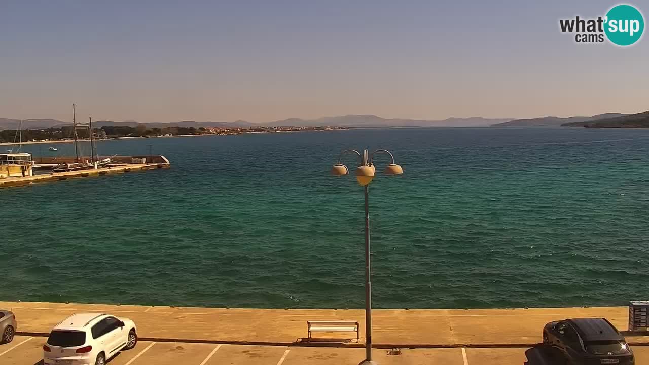 Vodice Live webcam – marina and  seafront