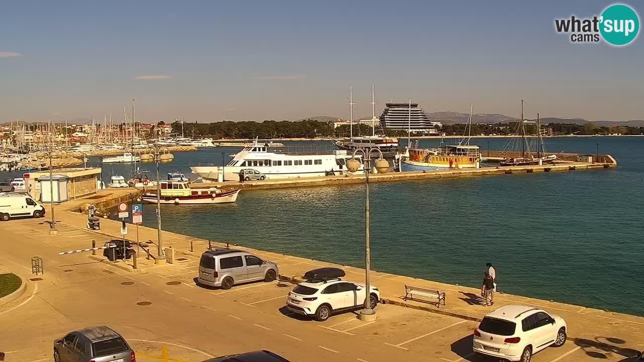 Vodice Live webcam – marina and  seafront