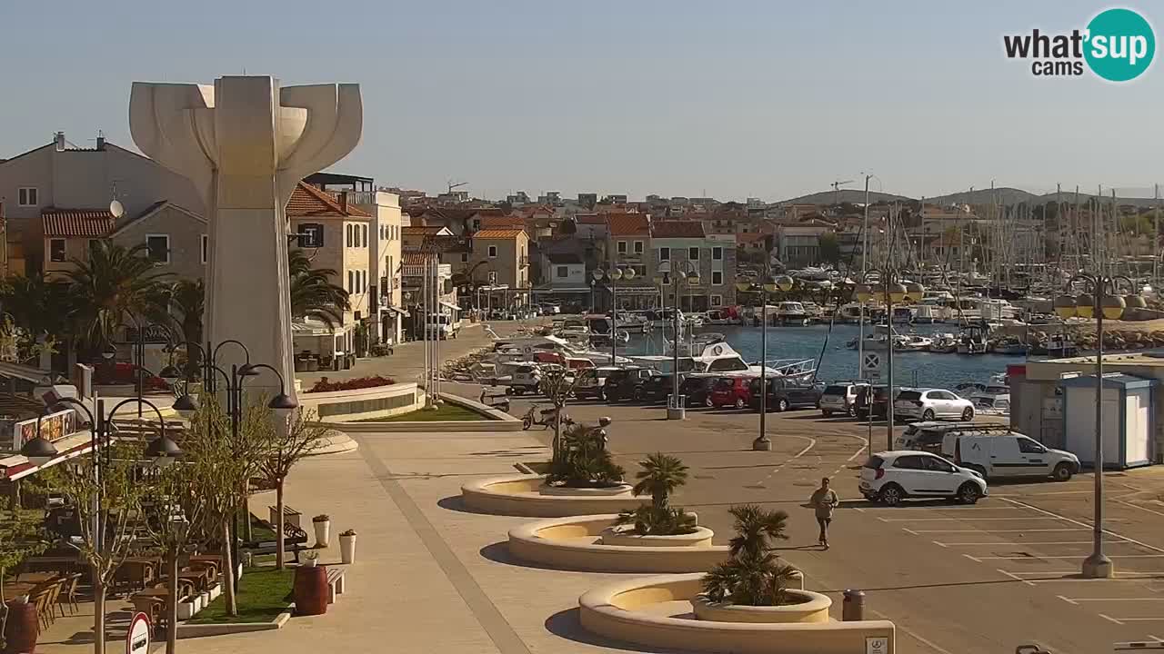 Vodice webcam live – front de mer