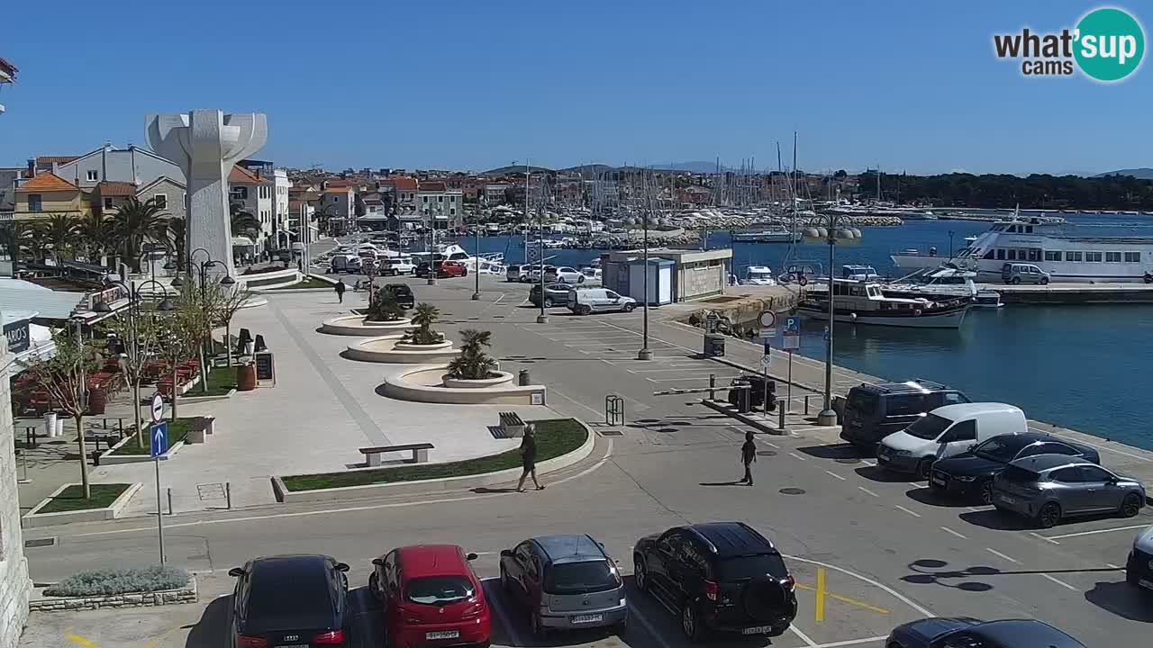 Vodice web kamera – marina i riva